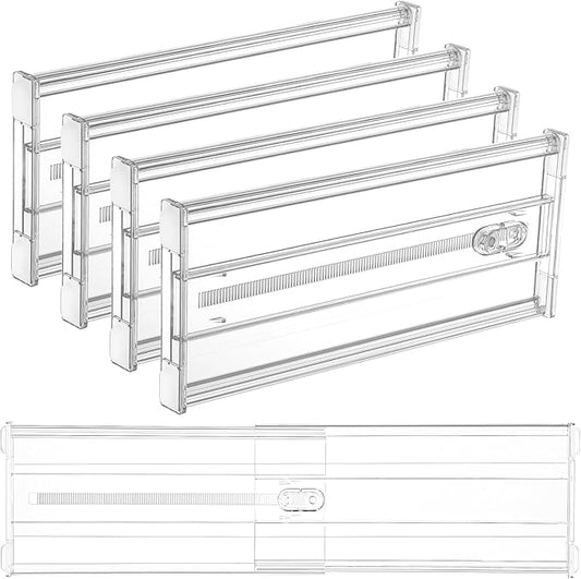 4 Pack 6" Tall Upgrade Drawer Dividers for Big and Deep Drawer