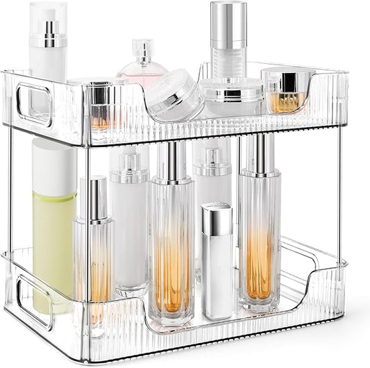 2-Tier Bathroom Counter Organizer Countertop Storage