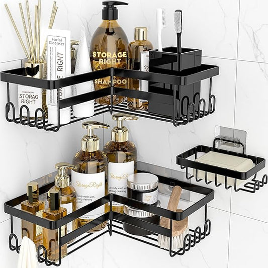 Corner Shower Caddy, Dorm and Kitchen
