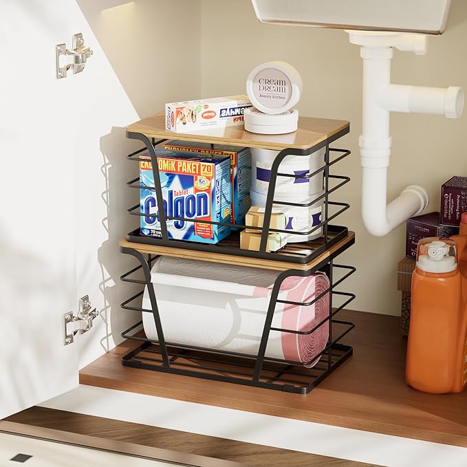 2 Pack Extra Large Pantry Storage Organizers, Pantry Baskets organization