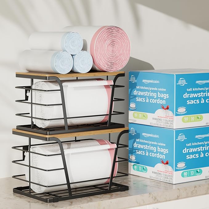 2 Pack Extra Large Pantry Storage Organizers, Pantry Baskets organization