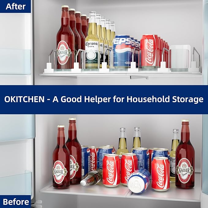 Drinks Organizer for Fridge and Pantry