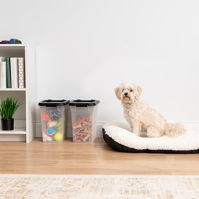 USA Airtight Dog Food Storage Container, Up to 10 lbs Each, 2 Pack