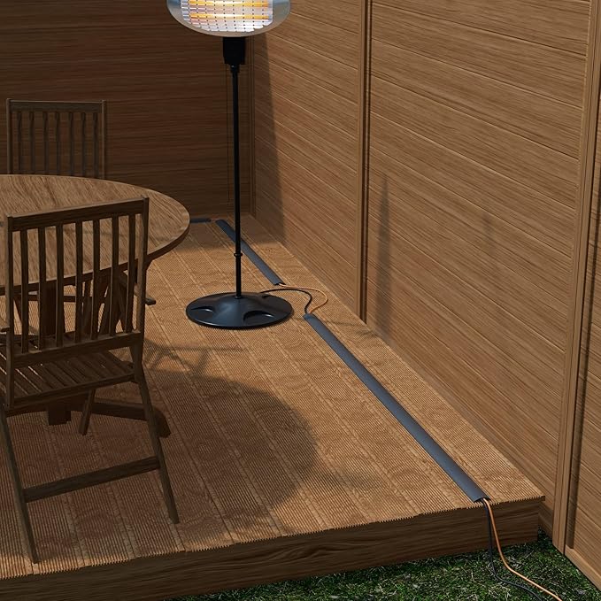 D-Line 6ft Floor Cord Cover, Cable Channel, Protect Cords, Prevent Trips