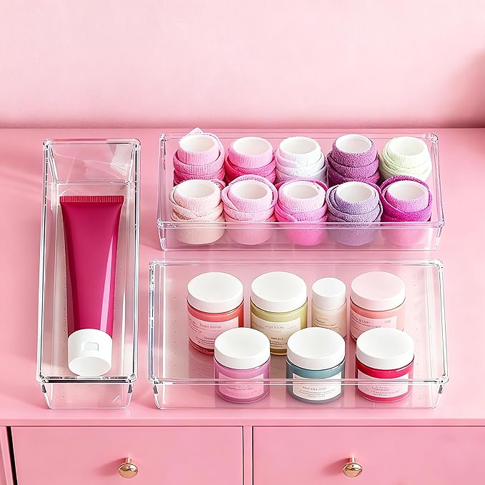 Large Drawer Organizer Bins 26 Pack
