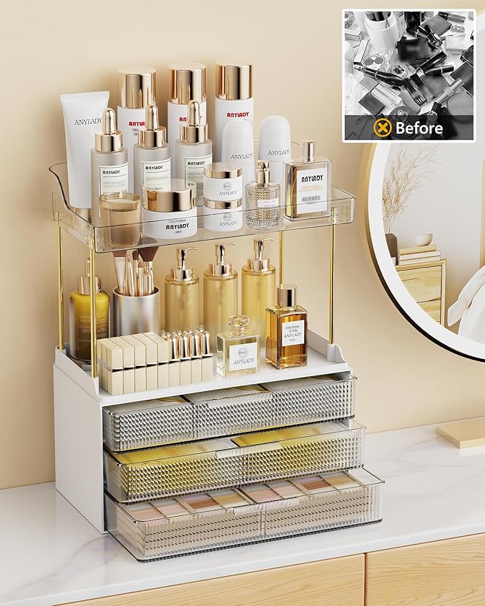 Bathroom Organizers and Storage, White
