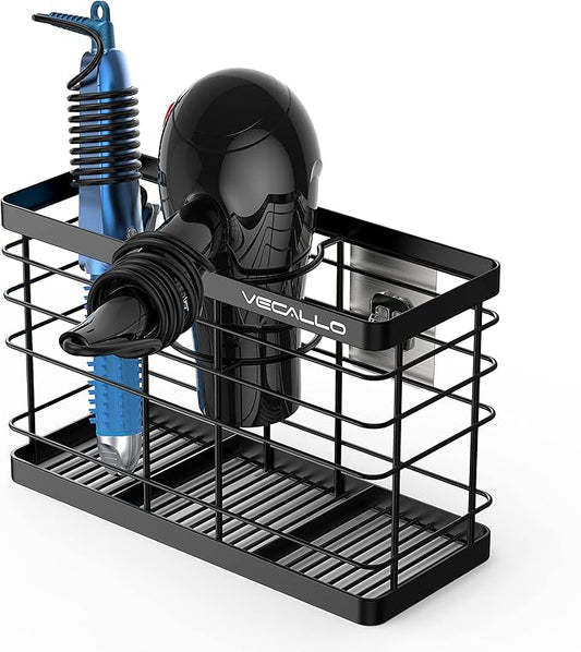 Hair Dryer Holder, Hair Straighteners Black