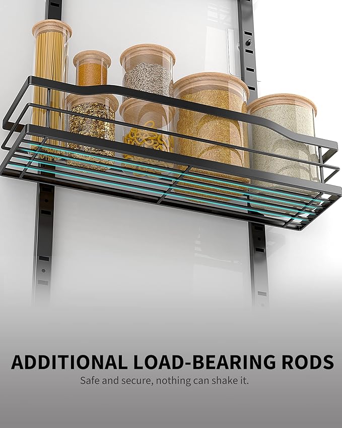 12.2"(W) Narrow 9-Tier Over The Door Pantry Organizer