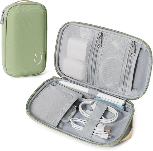 Travelkin Travel Cord Organizer, Small Electronic Organizer Travel Case, Cable Organizer Bag For Cords,Chargers Phone, Sd Card,Usbs