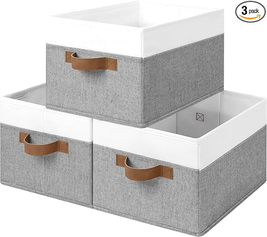 Fabric Shelf Baskets, Closet Organizers and Storage Basket
