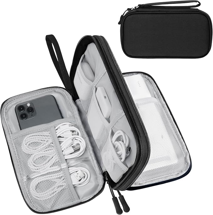 Electronics Organizer Travel Case, SD Card-Black