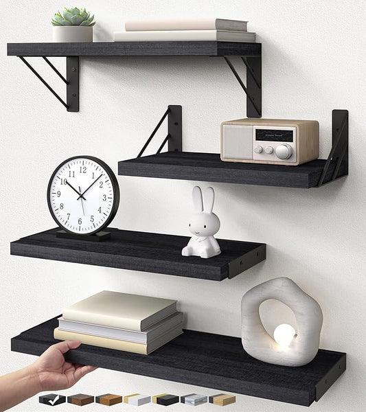 Wall Mounted Floating Bathroom Shelves