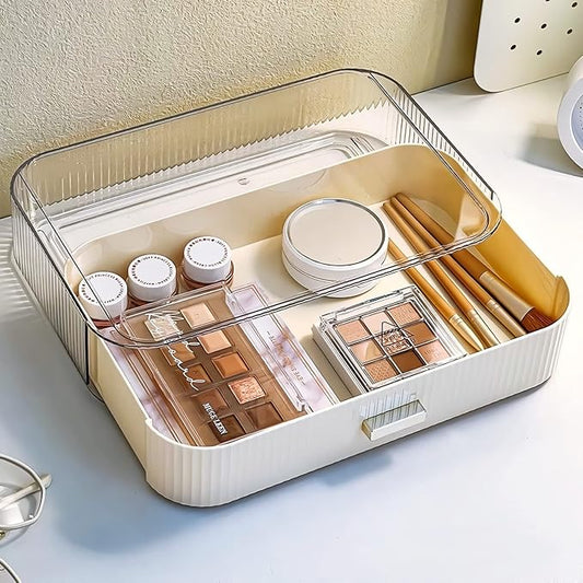 Stackable Plastic Organizer Big & Spacious Drawer, Organize Eyeshadow Palettes