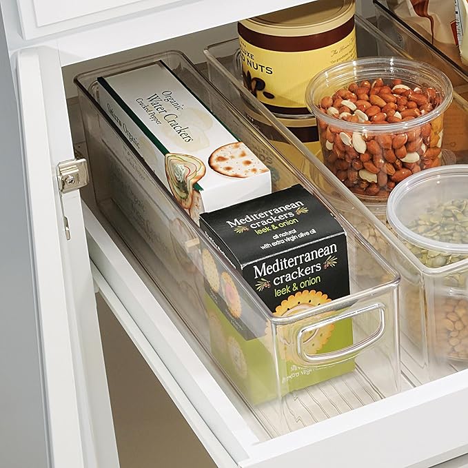 IDesign Plastic Stackable Pantry Bin