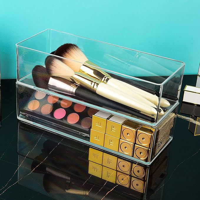 Acrylic Organizer, 1+1 Compartment