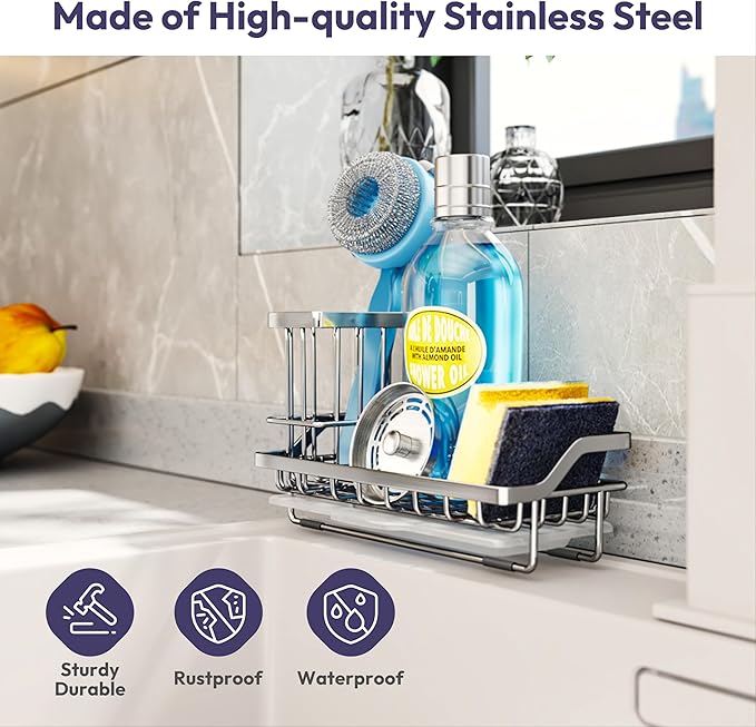 Kitchen Sink Caddy Sponge Holder