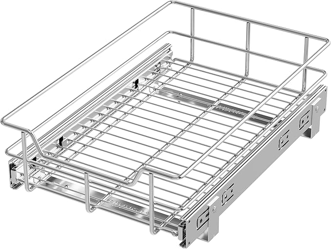 Pull Out Cabinet Organizer 11" W X 17" D