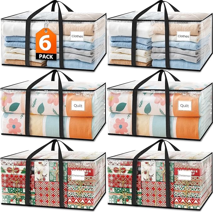 Fab totes Moving Bags Extra Heavy Duty Oversized Storage Bags with Reinforced Handle and Double Zippers,Moving Supplies Totes for Storage Packing Dorm Room Essentials Alternative to Moving Boxes