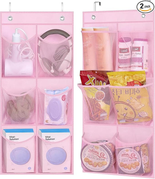 2 Packs Narrow Kids Over the Door/Wall Shoe Organizer Small Baby Hanging Shoe