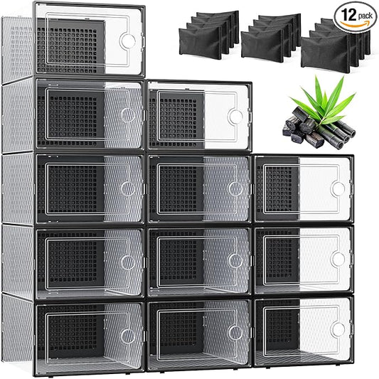 XL Shoe Boxes with Activated Charcoal