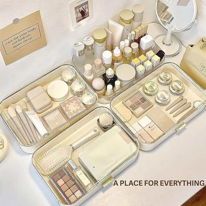 Makeup Organizer with Stackable Drawers