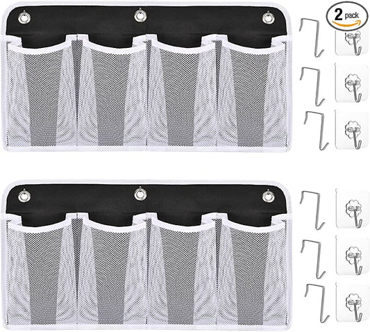 RV Shoe Storage for Bedside, 4 Pocket Wall Mounted Entryway Shoes Rack