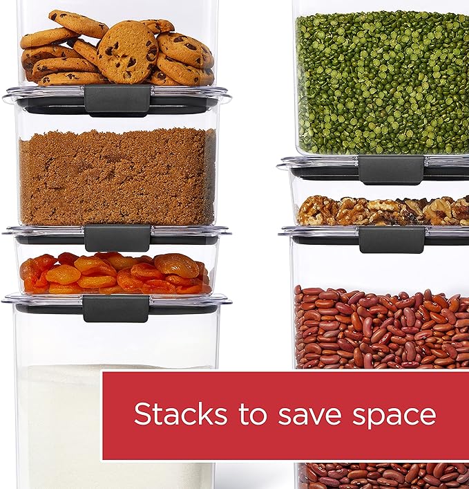 Brilliance 12-Cup Airtight Food Storage Container, Perfect for Pantry Staples
