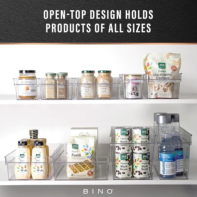 Plastic Storage Bins, Medium, Shallow, THE HANDLER COLLECTION