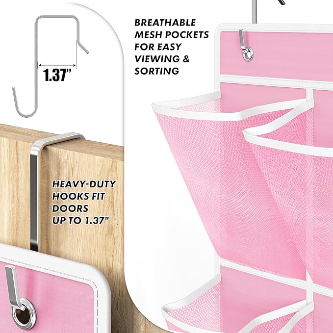 Simple Houseware 24 Pockets, Pink
