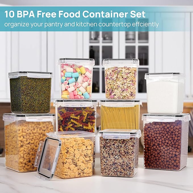 10 PCS Flour and Sugar Storage Container