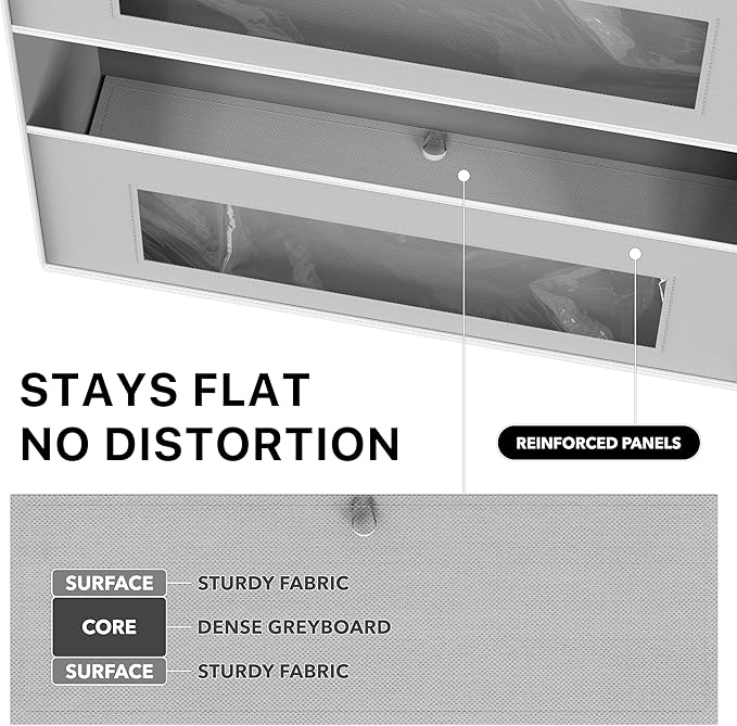 Simple Houseware Large Heavy Duty Over the Door Organizer with 5 Clear Window