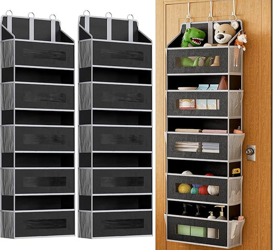 2 Pcak 5 Tier Over The Door Organizer