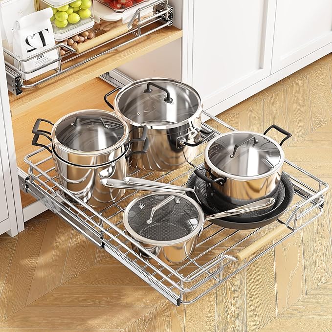 Pull out Cabinet Organizer, 15"W X 21"D